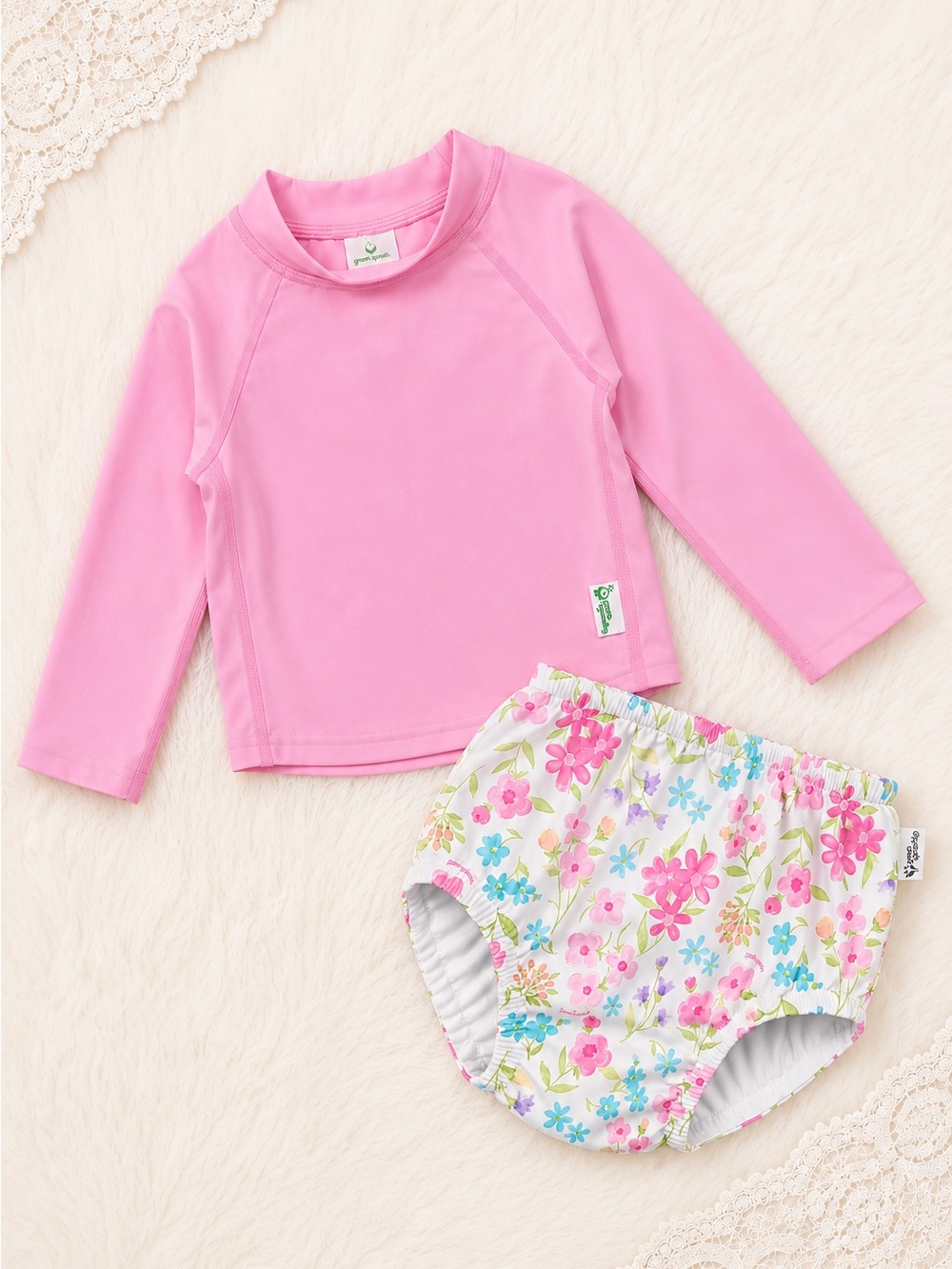 Green Sprouts Baby Swimsuit Set